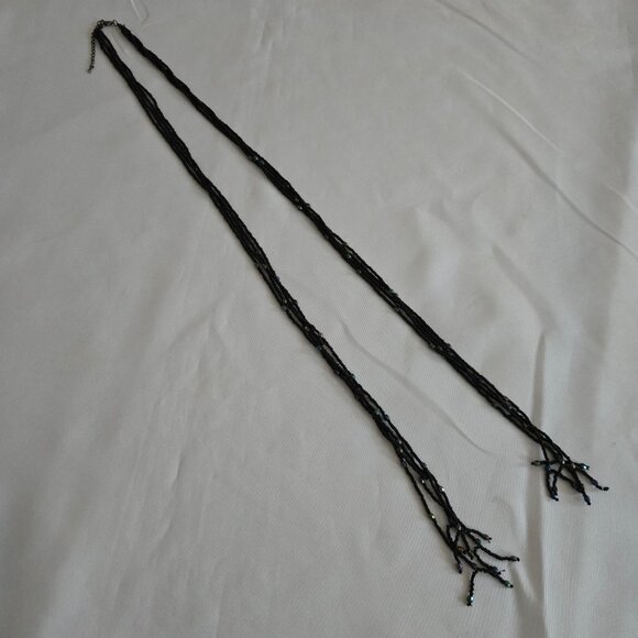 Multi-strand Beaded Convertible Necklace 44" - Picture 8 of 10